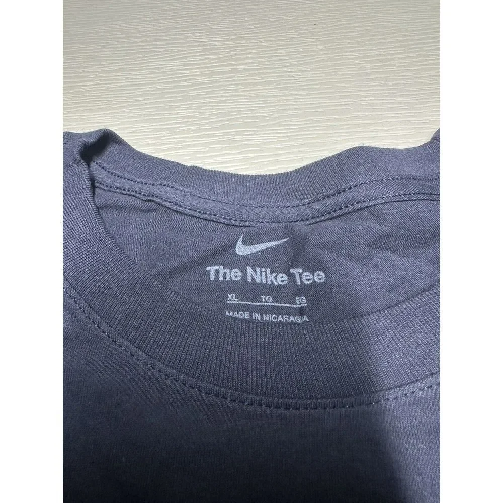 Nike Houston Texans T-Shirt Men's XL Navy On Field Essential Logo Short Sleeve‎